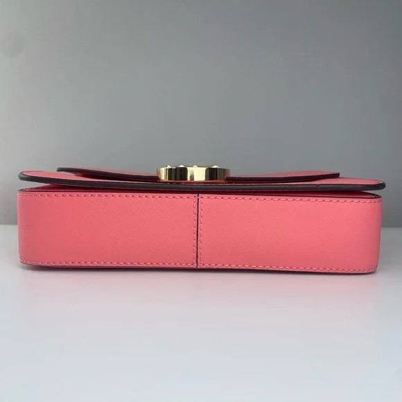 Michael Kors Carmen Medium Convertible Shoulder Bag Grapefruit - Picture 8 of 14